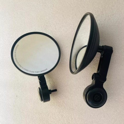 Fit For ROYAL ENFIELD Handle Bar End Mirror Black Meteor/Hunter/Super Meteor 650 - Picture 7 of 7