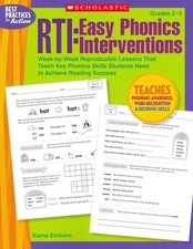 RTI: Easy Phonics Interventions: Week-by-Week Reproducible Lessons That Teach Ke