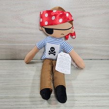 Baby Ganz Plush Tooth Fairy Friend Pirate Doll Stuffed Animal Toy BG4493 NWT