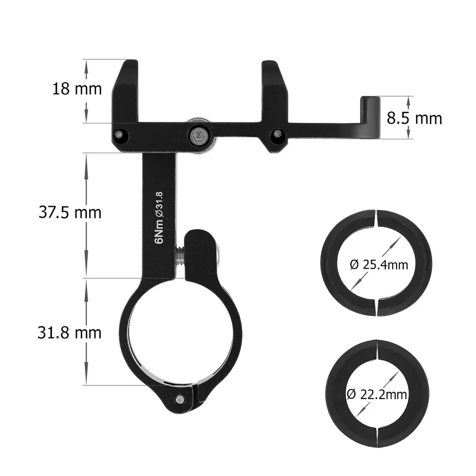 Alu Fahrrad Halter Handy Halterung e-Bike Smartphone Universal Motorrad GUB PRO3 - Bild 4 von 4