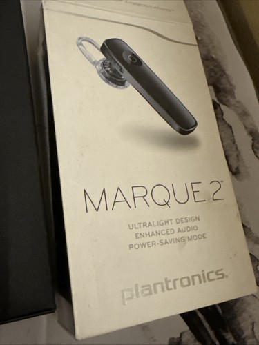 Plantronics Marque 2 M165 Wireless Bluetooth Headset With Charger And Box - Zdjęcie 3 z 13