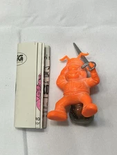 Vintage 1987 Hasbro Army Ants SEMPER FI COMPLETE Kombattini NEON ORANGE!!