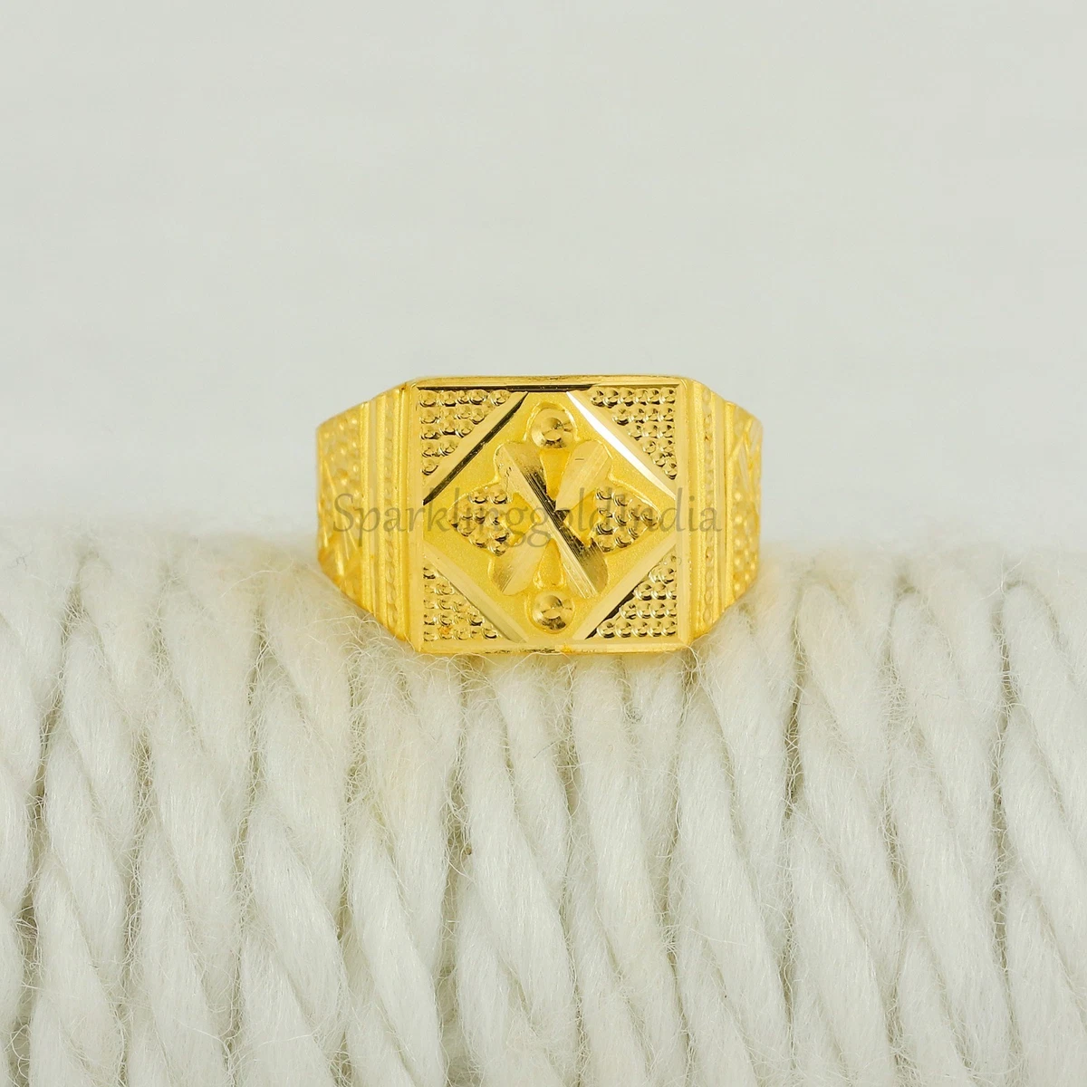 【未開封】Золотое Кольцо / GOLDEN RING Ювелирные кольца из желтого золота 9 колец чистота 22k без камня