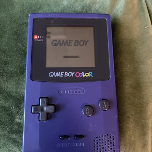Works Nintendo Game Boy Color Grape Purple Handheld Console CGB-001