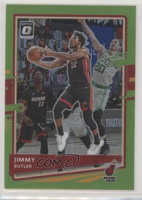 2020-21 Panini Donruss Optic Lime Green Prizm 121/149 Jimmy Butler #33 e6p