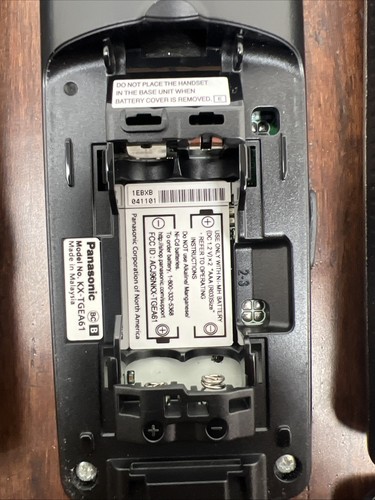 Panasonic Bluetooth Système Téléphone Sans Fil Répondeur Bloc d'Appels 3 Combiné - Photo 23/24