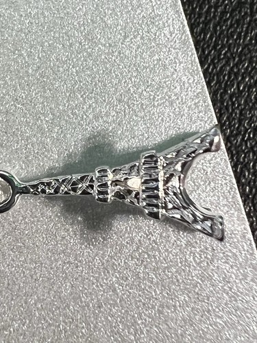 Belk Silverworks 925 Sterling Silber Eiffelturm Paris Charm 3D Schmuck - NEU - Bild 5 von 8