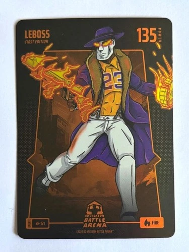 Bo Jackson Battle Arena Update FIRE BATTLE FOIL LEBOSS BF-121