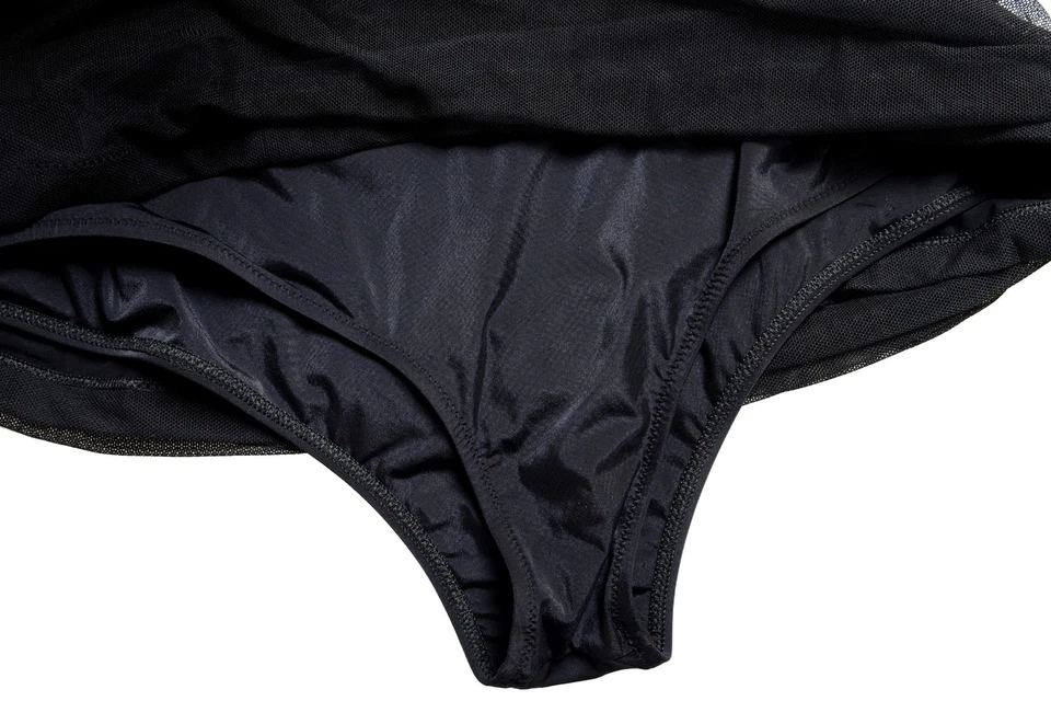 Parte inferior de natación Versace negra cintura alta para mujer talla 2 Foto 4 de 4