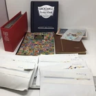 Collection Vintage Stamp Albums + Used GB & World Stamps Plus 1st Day Covers