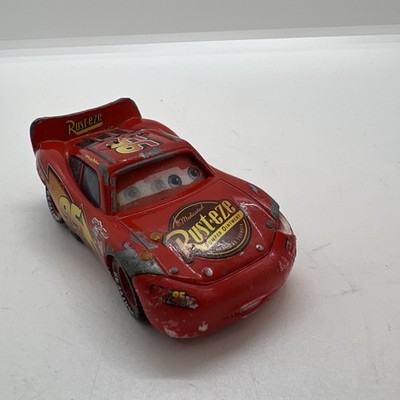 Disney Pixar Cars Diecast Lightning McQueen Rust-eze 95 Loose Toy Vehicle
