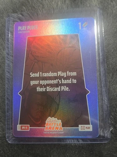 Bo Jackson's Battle Arena Play Pluck SSP Play Card Rare Foil Version