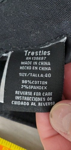Men/Trestles Supply Co Denim JEANS MEN 40x30 BLACK California Republic Pants - Picture 11 of 13