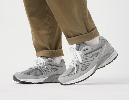 Size 10 - New Balance 990v4 Made in USA Grey Silver - Picture 3 of 9
