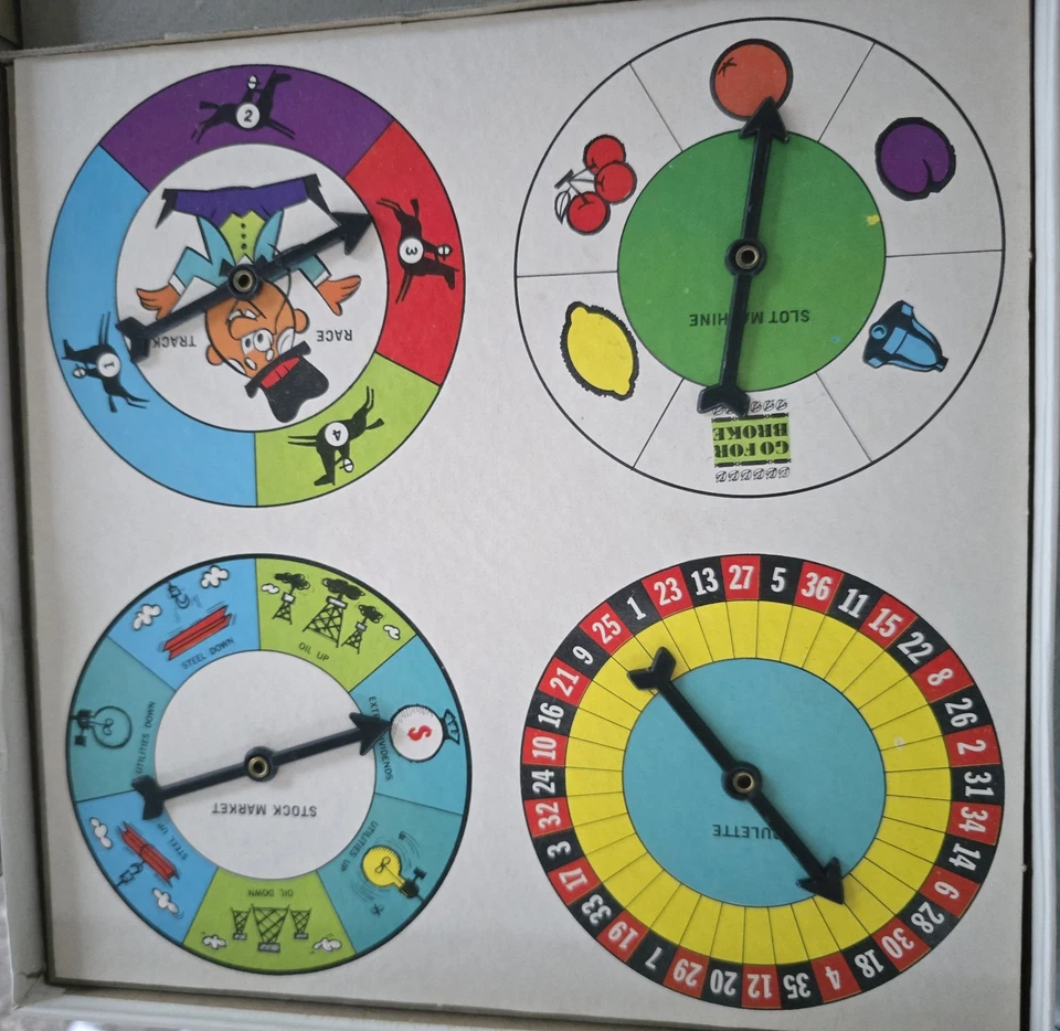 Vintage 1965 Go For Broke Board Game Selchow & Righter  - Image 3 of 4