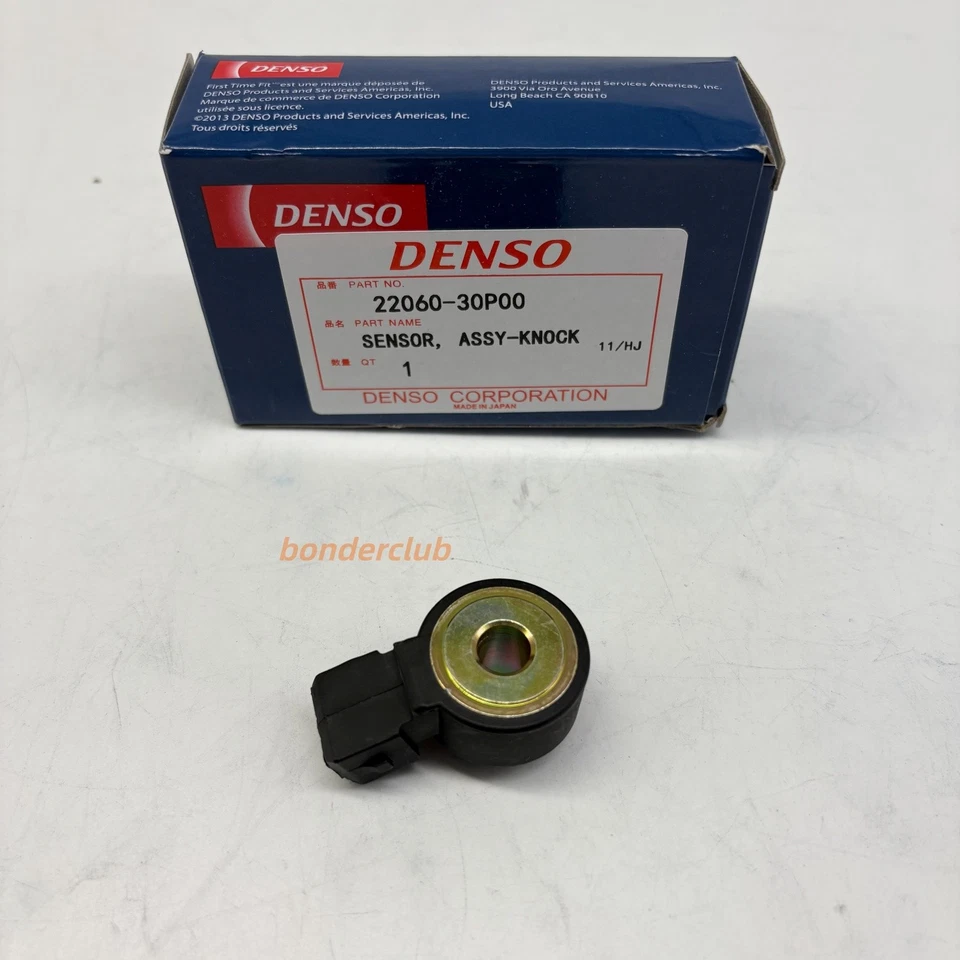 DENSO Knock Sensor 22060-30P00 For Nissan Maxima 300SX Altima 200SX Frontier - Изображение 4 из 4