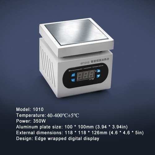 220/110V 10*10cm Digitale Kochplatte Vorheizstation für Leiterplatte BGA Heizung Arbeiten - Bild 3 von 14