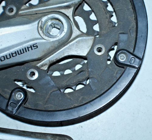 Shimano Crankset Silver Black 175mm 42/32/22T FC-M430/431 JIS Hybrid USA Shipper - Picture 7 of 14
