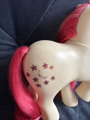 My Little Pony MEXICAN Moondancer HTF Unicorn Red Vintage 80's G1 Auriken Mexico - Picture 4 of 11