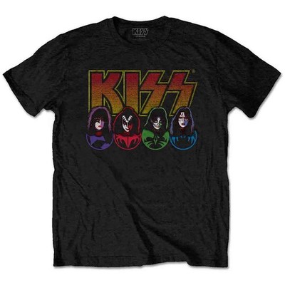 KISS Band Logo Faces And Icons T Shirt