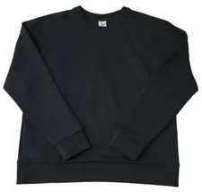 Members Mark Womens 4-Way Stretch Moisture Wicking Luxe Crew Black Size XL