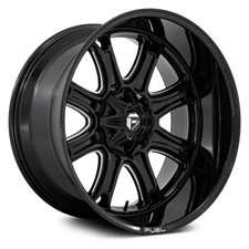 Fuel Fc853 Darkstar Wheel 22x9 1 8x165.1 125.1 Black Single Rim