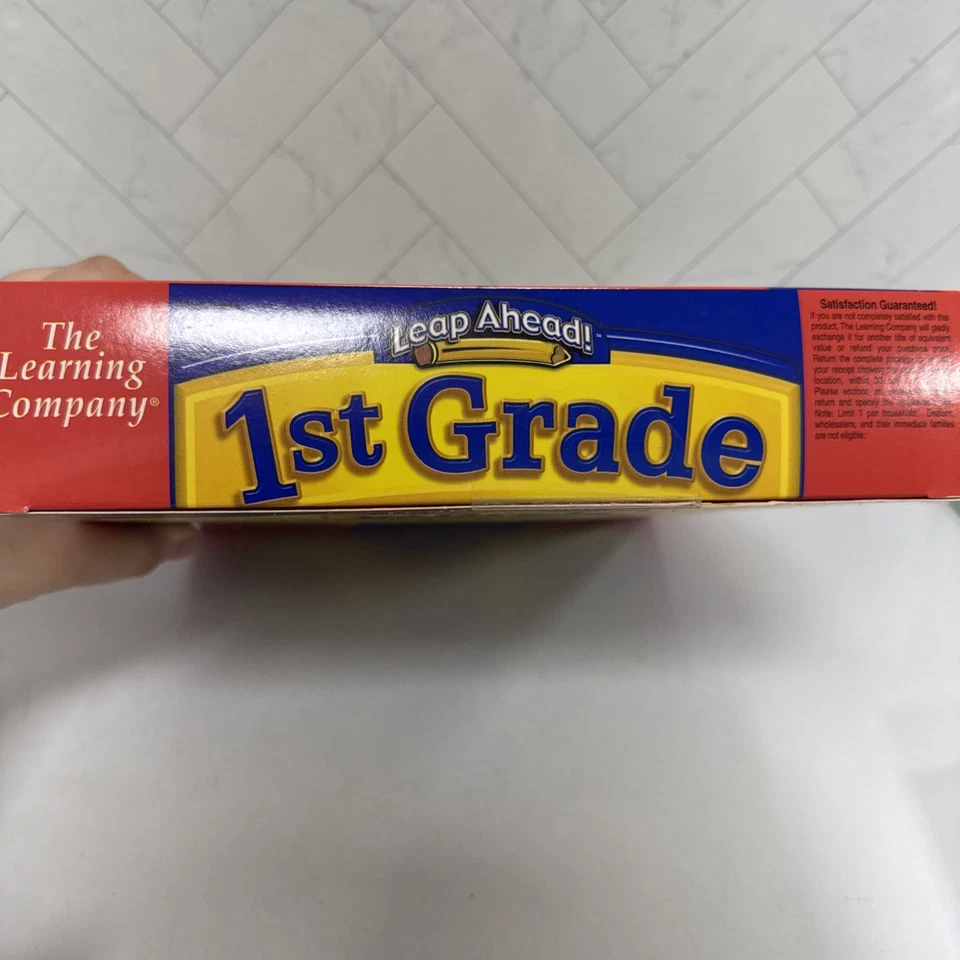 Leap Ahead 1st & 2nd Grade The Learning Company Big Box Vintage PC Game Lot 2x - Image 4 of 4