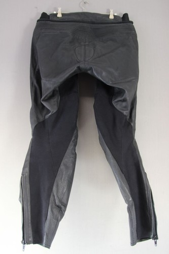 RST TRACTECH EVO LEATHER BIKER TROUSERS+CE ARMOUR/KNEE SLIDERS: WAIST 34/LEG 31" - Picture 2 of 4