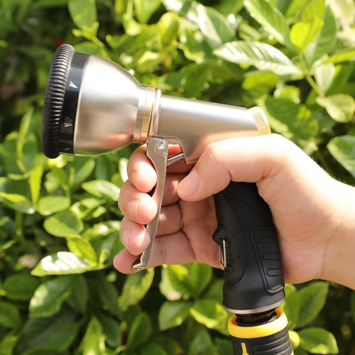 9-Pattern Heavy Duty Garden Hose Nozzle High Pressure Car & Pet Sprayer Water... - Picture 7 of 7