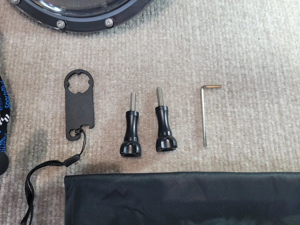 Lente puerto domo submarino 45 m con carcasa impermeable para GoPro Foto 3 de 4