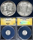 1944-D 10c Mercury Dime ANACS MS 65 FSB
