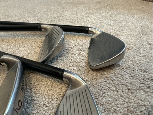 Wilson Deep Red Fluid Feel Iron Set FatShaft Lite Senior Graphite 4-PW RH *READ* - Picture 8 of 15