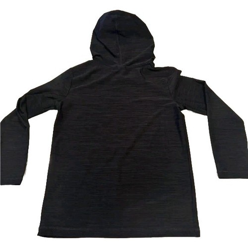 Boy’s Puma Black Long Sleeve Hoodie with Blue Logo Sz 7/8 - Picture 2 of 3