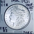 1921 BU GEM MORGAN SILVER DOLLAR UNC MS+++ U.S. MINT RARE COIN 7085