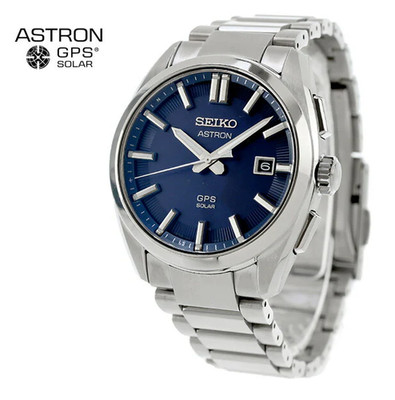 [ Neu] SEIKO ASTRON SBXD Series GPS Radio Solar Titanium Dark Blue Herrenuhr