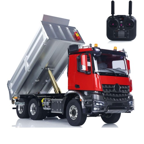 In Stock 6WD Metal Chassis 1/14 Radio Control Dump Truck Differential Axle Sound - Picture 3 of 12