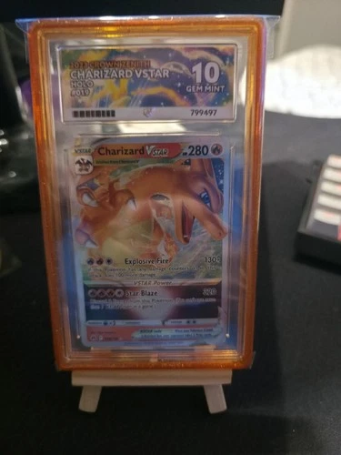 Pokémon TCG Charizard Vstar 019/159 Ace Gem Mint 10 - GUARD INC