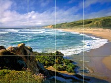 Art Coastal Mural Ceramic Backsplash Bath Tile 359