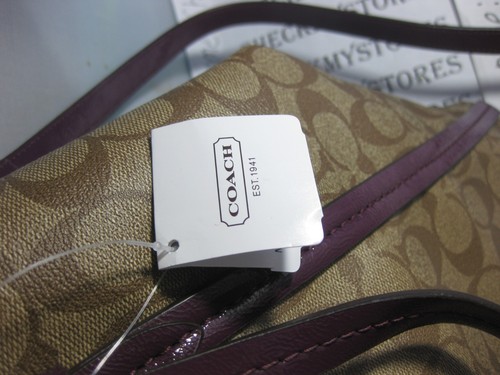 NWT NEW Coach F24601 Peyton Signature Convertible Shoulder Bag Purse Handbag - Picture 16 of 36