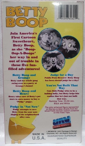 Betty Boop Vol. 2 (VHS, 2000) NEW (RWD233) - Picture 2 of 3