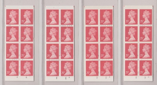 GB Folded Booklets £1.40. to. £2.00. FM1 - FW7 - Picture 109 of 111