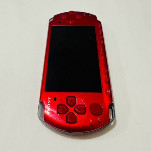 Sony PSP 3000 Console Solo Rosso Radiante Giappone Giochi Playstation Testata Usata - Foto 3 di 4