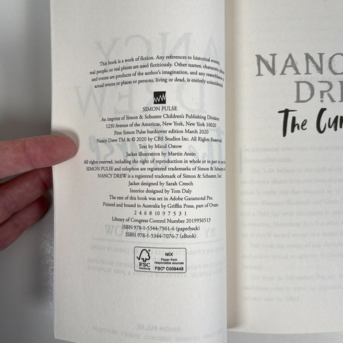 Nancy Drew The Curse, The Best Lies, Holes 3 x YA Mystery Paranormal Books - Picture 3 of 20