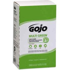 GOJO 7265-04 Hand Cleaner: 2 L Bag-in-Box Liquid, Green, Citrus Scent