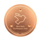 All-Season Copper Disk for Effortless Bird Bath Water Purification