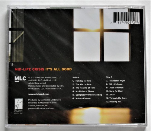 MID-LIFE CRISIS - IT'S ALL GOOD ~ NEW Sealed Rock CD - Imagen 2 de 2