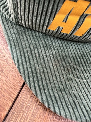 Vintage Jack Attack Video Game 80’s Green Corduroy SnapBack Hat Cap One Size - Picture 4 of 23