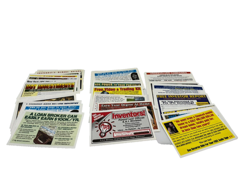 General Business Reply Mail Postcards Bulk Lot 3+ Ounces Junk Journal Free Ship - Picture 3 of 4
