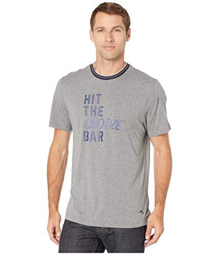 Футболка Tommy Bahama для отдыха в баре с трафаретной печатью Heather Grey LG