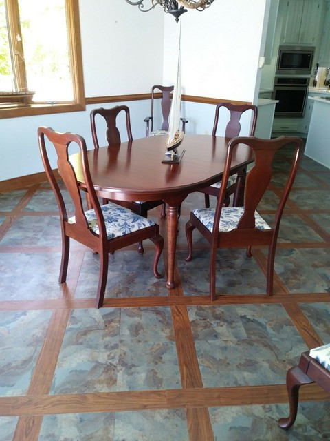 Cherry Queen Anne Style Dining Room Table And Chairs Amish Made